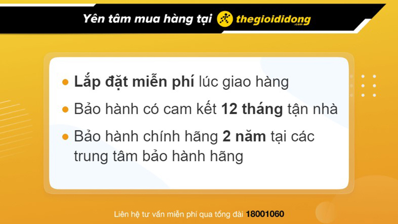 Yên tâm mua hàng tại Thế Giới Di Động